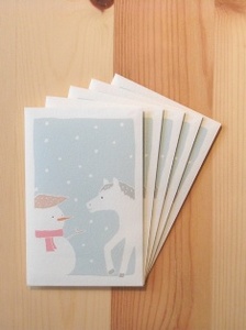 小 お年玉雪原に馬.jpg